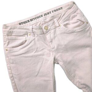 MTTM Cream/Lt.Pink Jeans, Women's Size 30